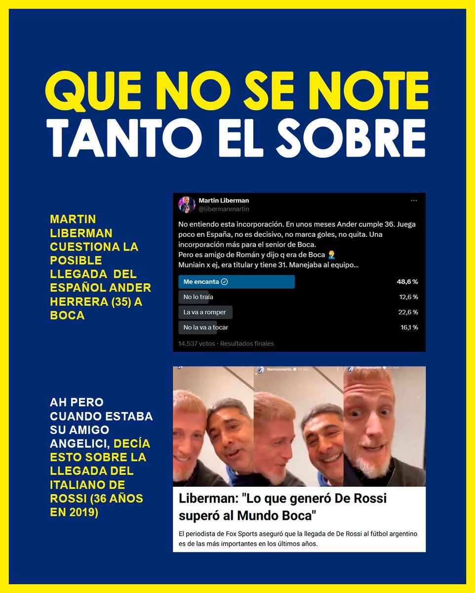 Criterio selectivo el de <a href="/libermanmartin/">Martin Liberman</a>, no?🫰🏻💵📩