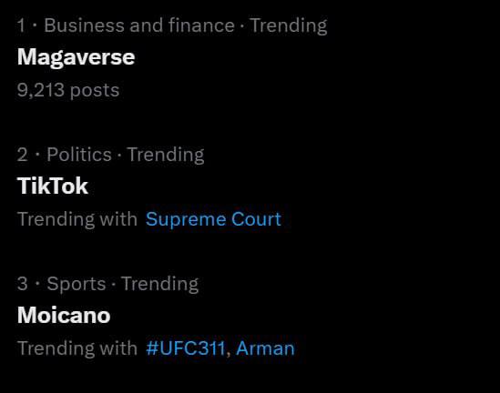 $MVRS ARMY (@mvrsarmy) on Twitter photo <a href="/MAKHACHEVMMA/">Makhachev Islam</a> #Magverse is trending on Twitter!
$MVRS will soon trend worldwide
MAGAVERSE FIGHT ON 😎🇺🇸 <a href="/MAKHACHEVMMA/">Makhachev Islam</a> #Magverse is trending on Twitter!
$MVRS will soon trend worldwide
MAGAVERSE FIGHT ON 😎🇺🇸