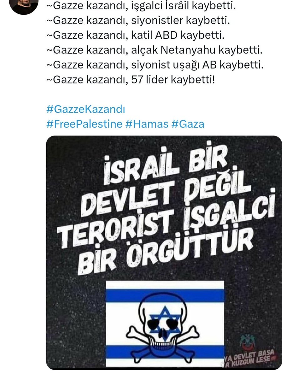 ITelanoglu's tweet photo. Selam olsun onurlu Gazze halkına https://t.co/VyTETdYTy5
