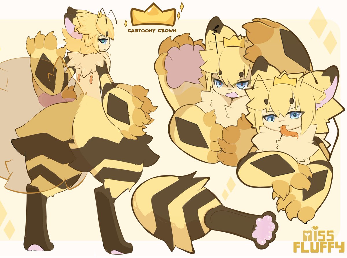 MissFluffyx4's tweet photo. ✨Oc ref sheet
.
.
.
#furry #furrycommunity #kemono #furrybee #kawaiioc https://t.co/iX5C1W5WA6