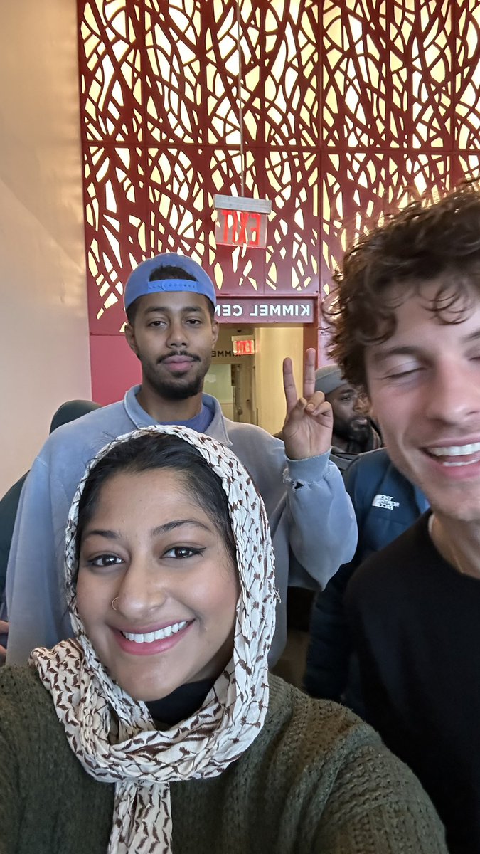 SHAWN MENDES AND MUSTAFA THE POET AT NYU JUMMAH