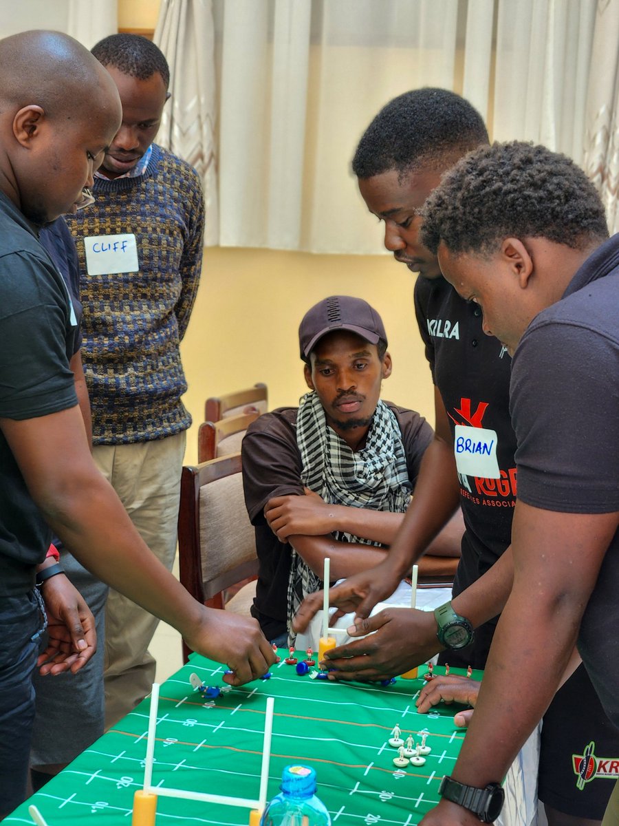 OfficialKRLF's tweet image. Day 3! 

The Level 1 Coaching, Level 1 Officiating, and Level 2 Educator programs are in full motion, empowering the next generation of rugby league leaders &amp;amp; match officials.

The journey continues as we keep pushing forward!

#intrl #RugbyLeague #Coaching #Officiating #Kenya