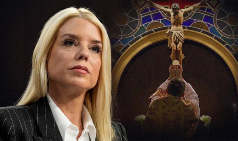 Trump appointed AG Pam Bondi demands FBI to stop sending informants into Catholic Churches.

Follow: <a href="/ThermopylaeNews/">Thermopylae</a>