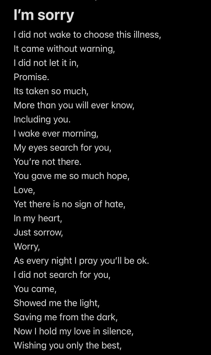 catgale98's tweet image. Everyday, I will always hold myself accountable, always
#sorry #willneverforget #MentalHealthMatters #mentalhealthillness #Accountability #growing #Peace