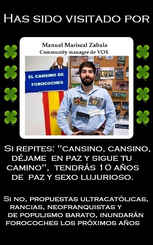 DesmontandoAVOX's tweet photo. Manuel Mariscal Zabala

Descubre si Manuel Mariscal evita leer "para que no se le seque el cerebro" mientras sueña con el pasado idílico de la dictadura franquista.

🧵 HILO⬇️ https://t.co/AEPVzmVrfd