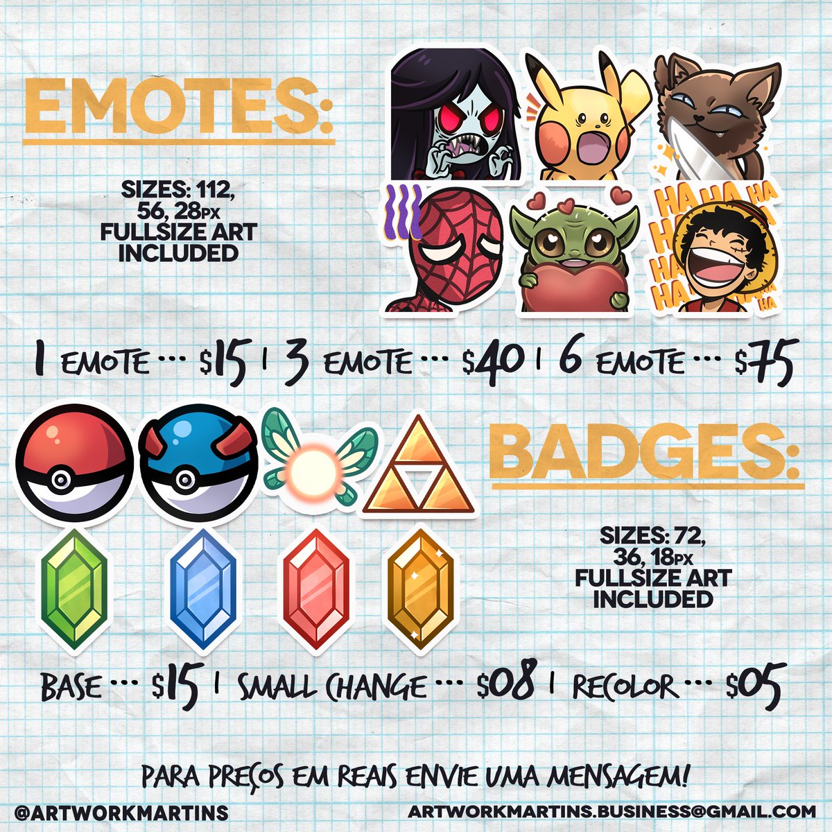 artworkmartins's tweet image. Hello there! Just passing by to announce that my comms are open for 2025! I'm going back to college and it would really help me!
Just send me a DM or contact me through the email in my bio! RTs are appreciated!
#Commission #CommissionsOpen #Art
