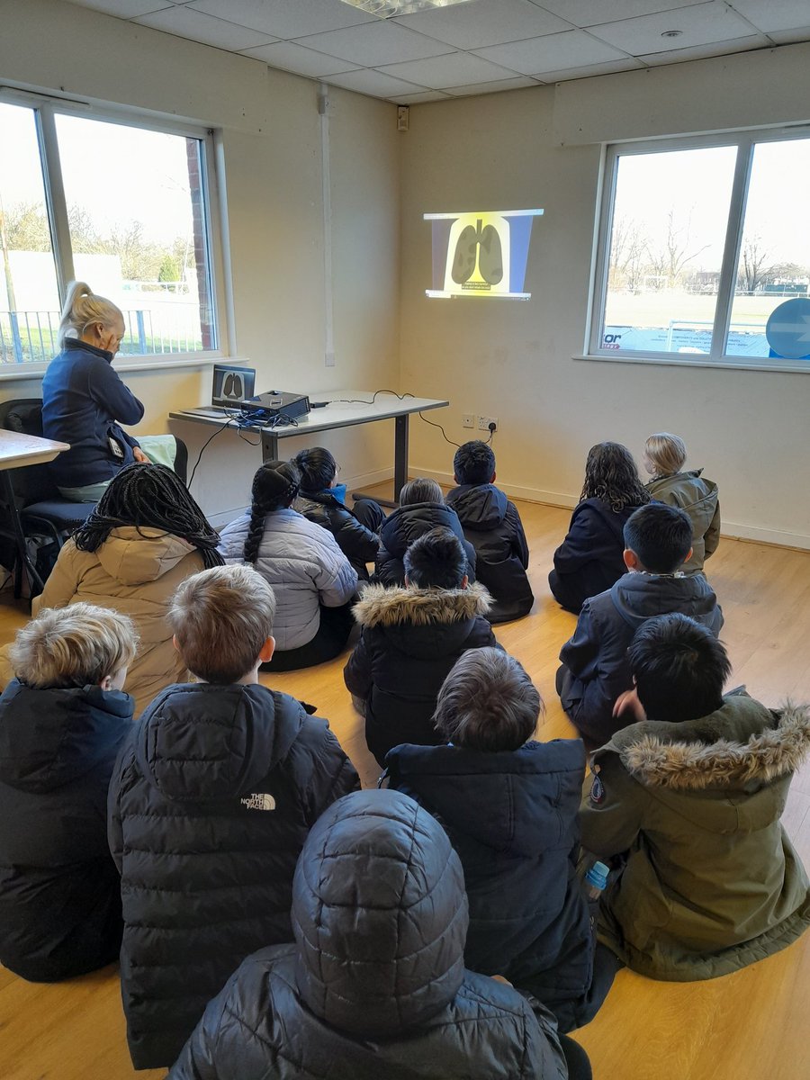 StVincentsPr's tweet photo. This week, Year 6 went to a Crucial  workshop which taught them all about safety on the railways, roads, streets, online banking and  trams as well as the health impacts of vaping. Thanks to all the services involved. #stayingsafe #passionateaboutlearning #RRSA https://t.co/1HW6UndWTM