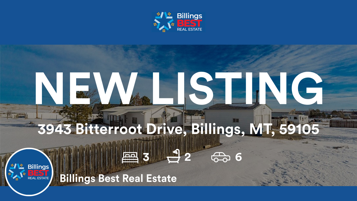 NancyBrook's tweet photo. 🛌 3 🛀 2 🚘 6
📍 3943 Bitterroot Drive, Billings, MT, 59105

Our team’s latest listing on RateMyAgent
Broker RRE-BRO-LIC-55438
https://t.co/OGHklWE18Z

...
#ratemyagent #realestate https://t.co/eKb7CfxYZL