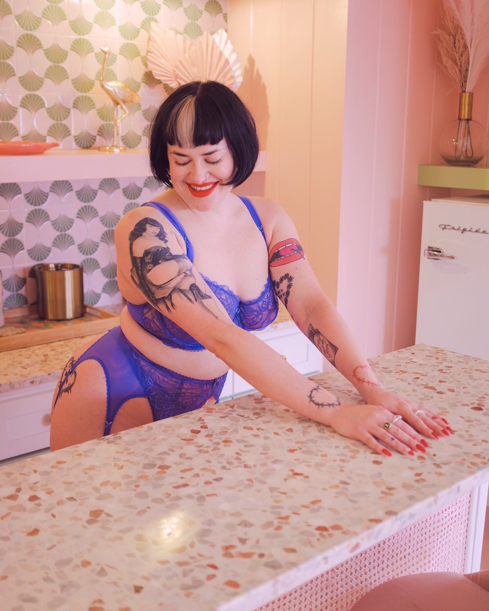 Gwendoline by <a href="/DitaVonTeese/">Dita Von Teese</a> @ditavonteeselingerie won my heart as soon as I laid my eyes on her! I’m about to buy this set for the second time. I wear it so much and I want to wear this set forever! 💖
#california #trixiemattel #trixiemotel #ditavonteese #ditavonteeselingerie