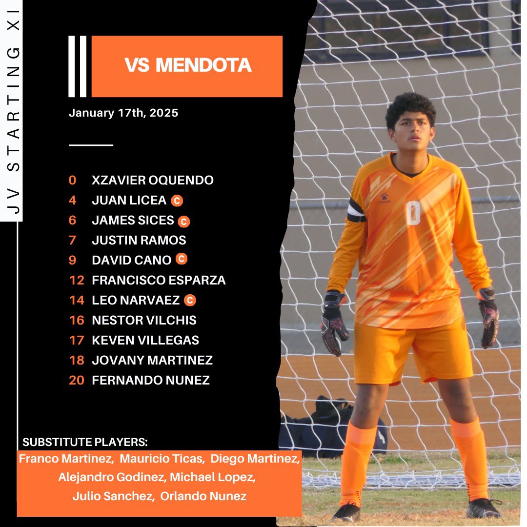 CHSToadSoccer's tweet photo. JV Starting XI for tonight against the Aztecs! #GoToads #NeverSettle https://t.co/QkxTW1LWZV