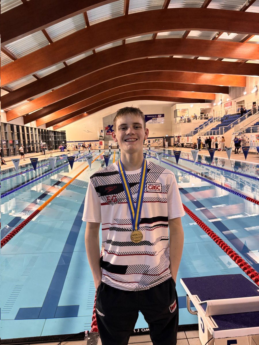 A massive well done and good luck to Evan who is competing in the Surrey County Swimming Championships in 50m,100m,200m breaststroke over the next few weekends 🏊‍♂️ Evan is ranked in the top ten in all events and we wish him all the best 👌 

#WeAreWoodcote #ASPIRE