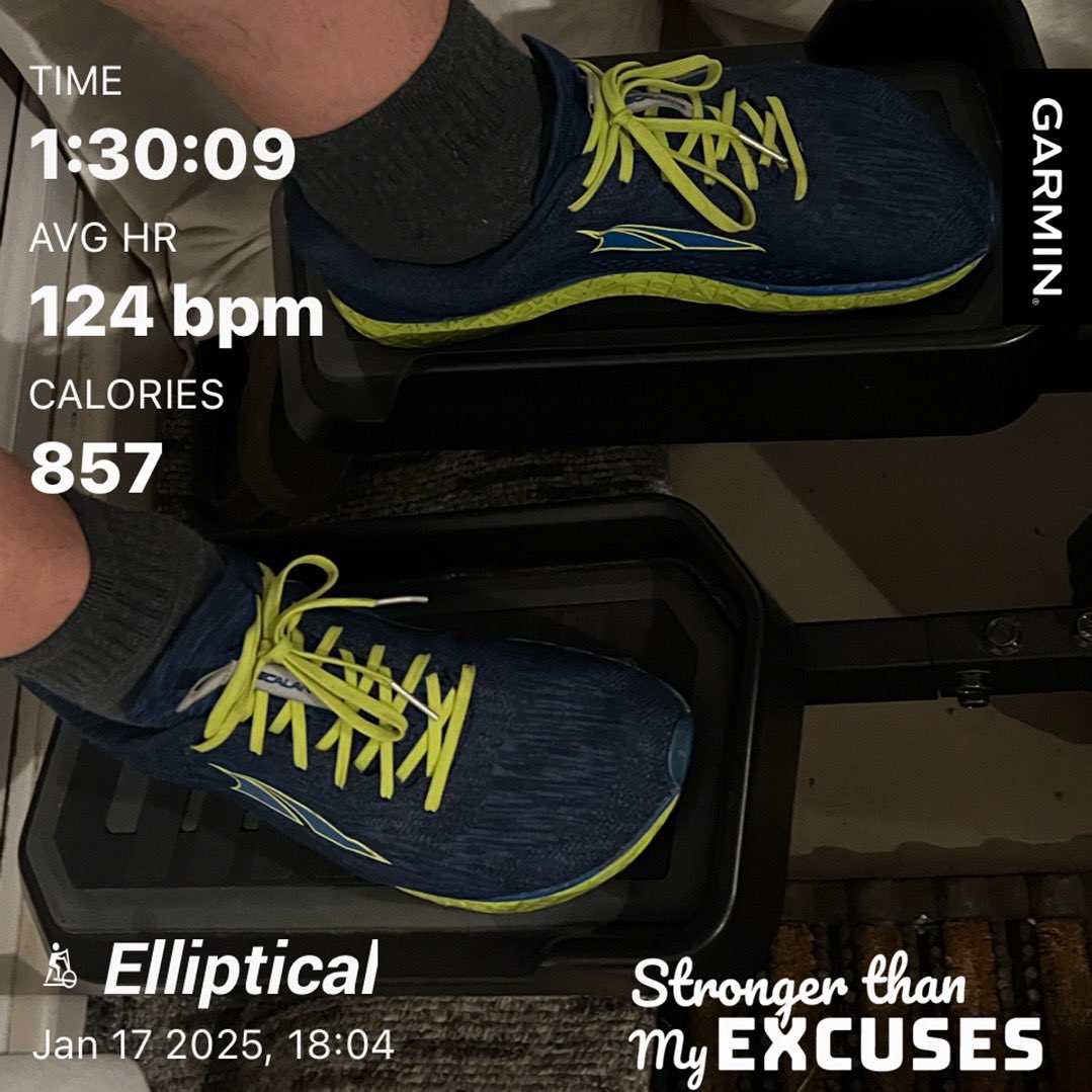Yo! 🤩
Evening easy elliptical workout ✅
#ruszdupe
#moveyourass
#slowheroteam
#weźniepierdolidźnatrening 
#róbswoje
#elliptical 
#ellipticalworkout 
#weightlossjourney 
#london
#ealing
#hanwell
#workout
#trening