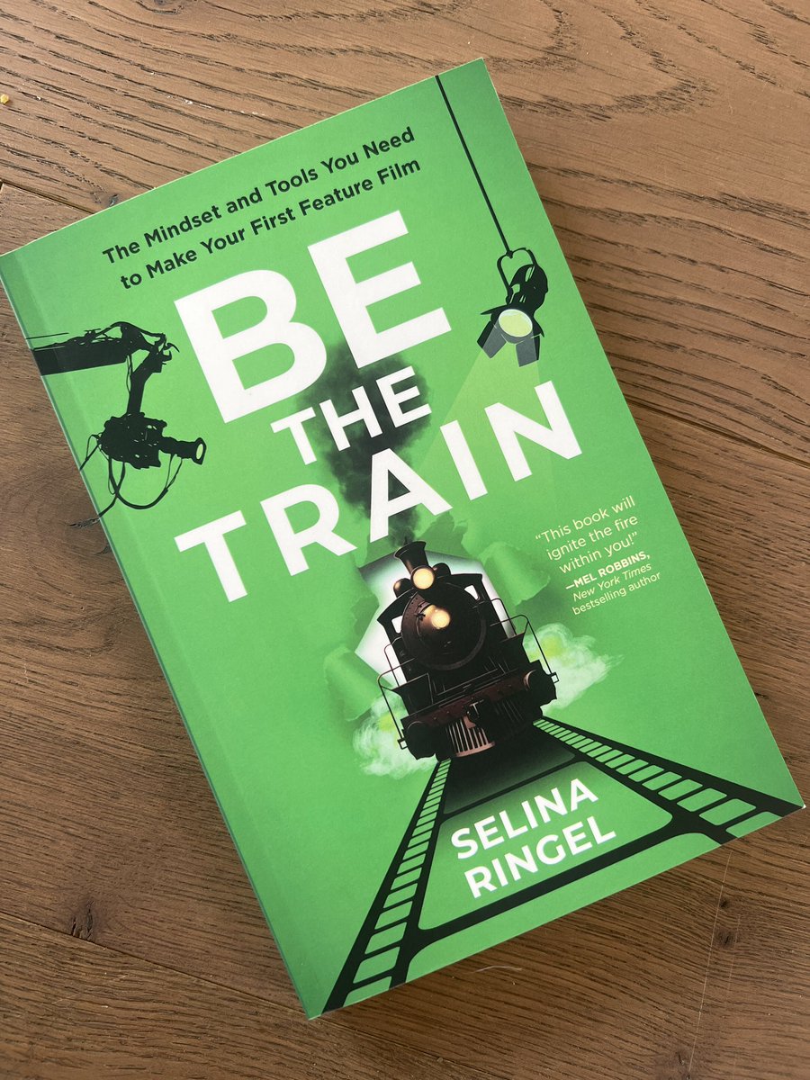 In awe watching my wife Selina in action at the American Film Institute Sundance Pancake Brunch after recieving the first print of her book yesterday…  Get ready for BE THE TRAIN #filmmaking #filmsky 📽️ 🚂