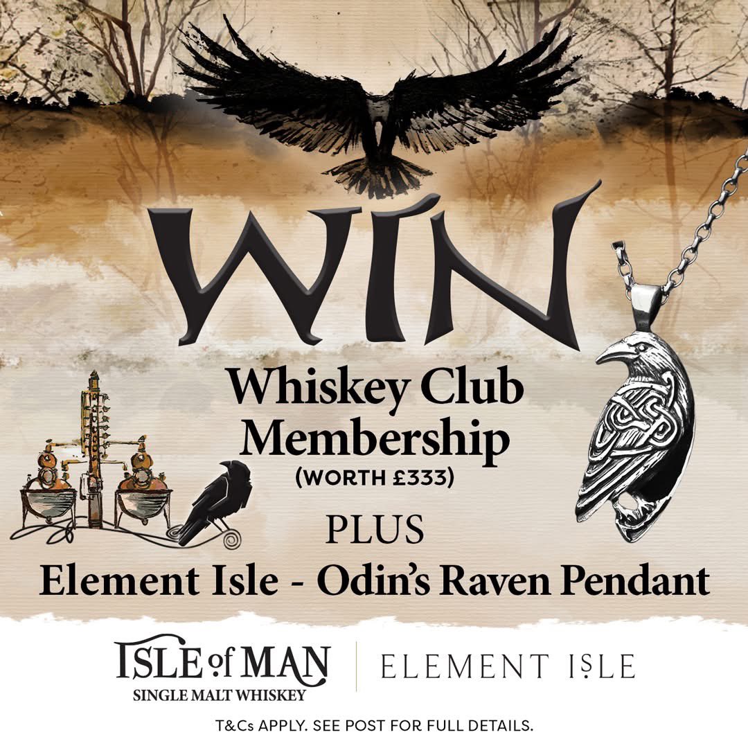 🌀 Sign up to receive “The Raven Post” for our monthly email round-up of our whiskey news, and to enter our draw to WIN:

🥃 A membership to our Fynoderee Founders Whiskey Club

🦅 An ELEMENTIsle  “Odin’s Raven” silver pendant 

SIGN UP HERE 👉 bit.ly/WinFynWhiskey