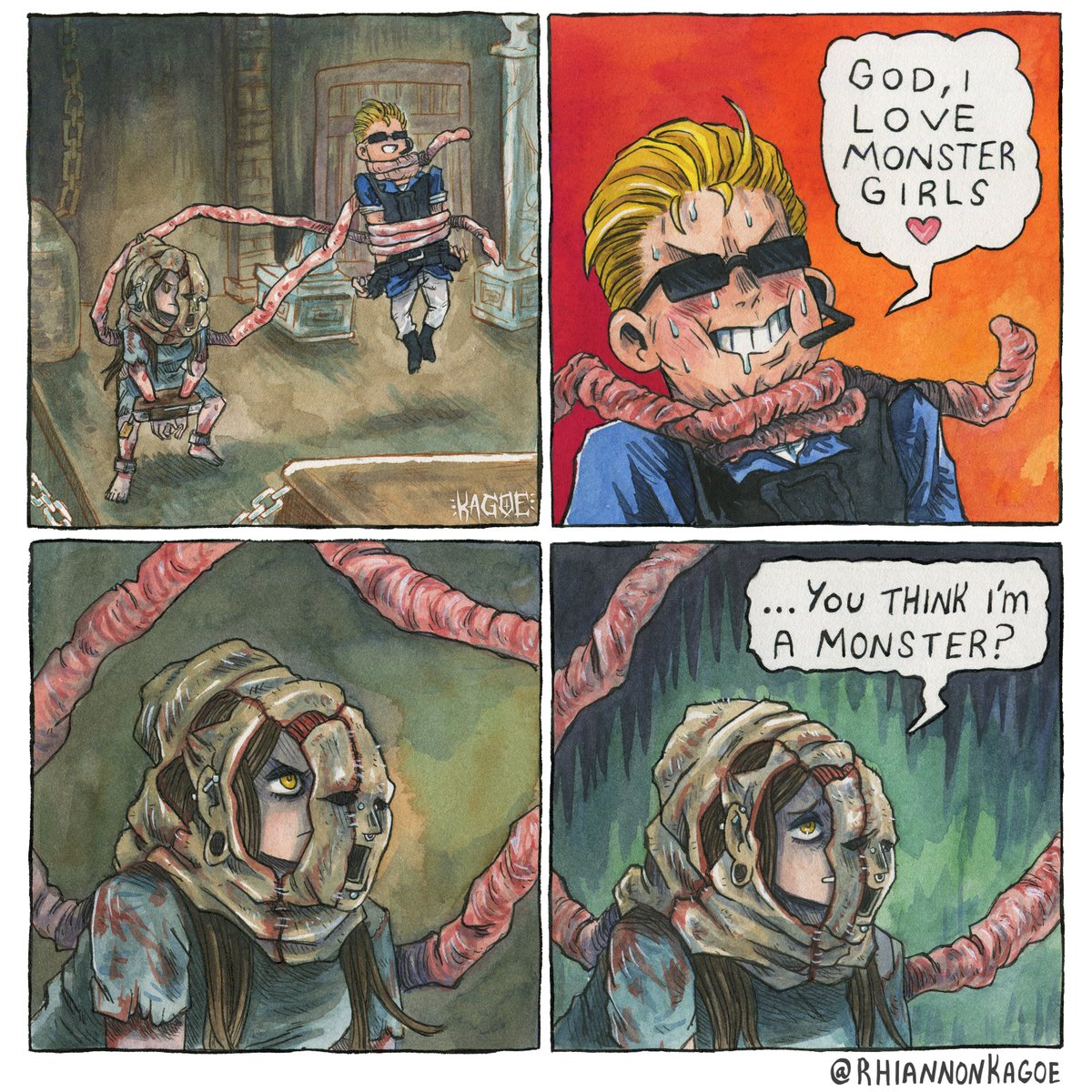 do monster girls know they're monsters? 