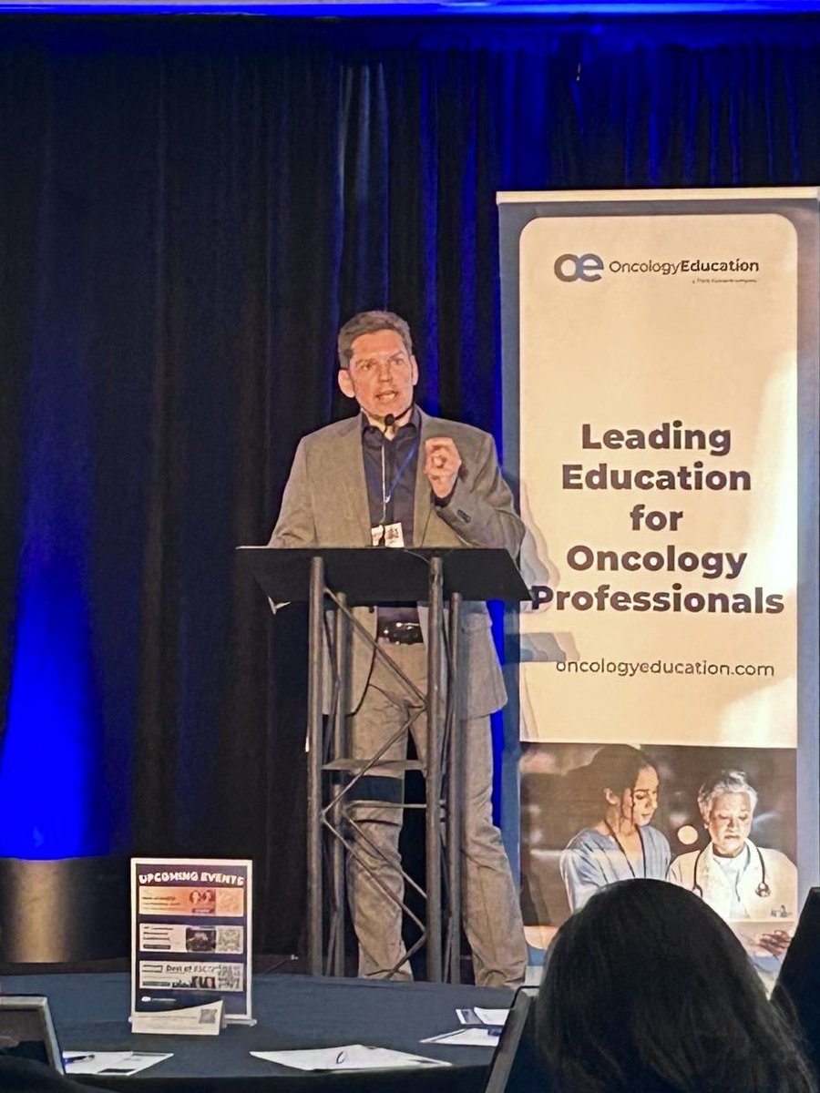 OncEd's tweet photo. Tackling challenges in Sarcoma with Dr. Jan-Willem Henning from @AHS_CancerCare. Key insights into treatment strategies. #BOOW25 #OncEd https://t.co/yAQ634q8Hw