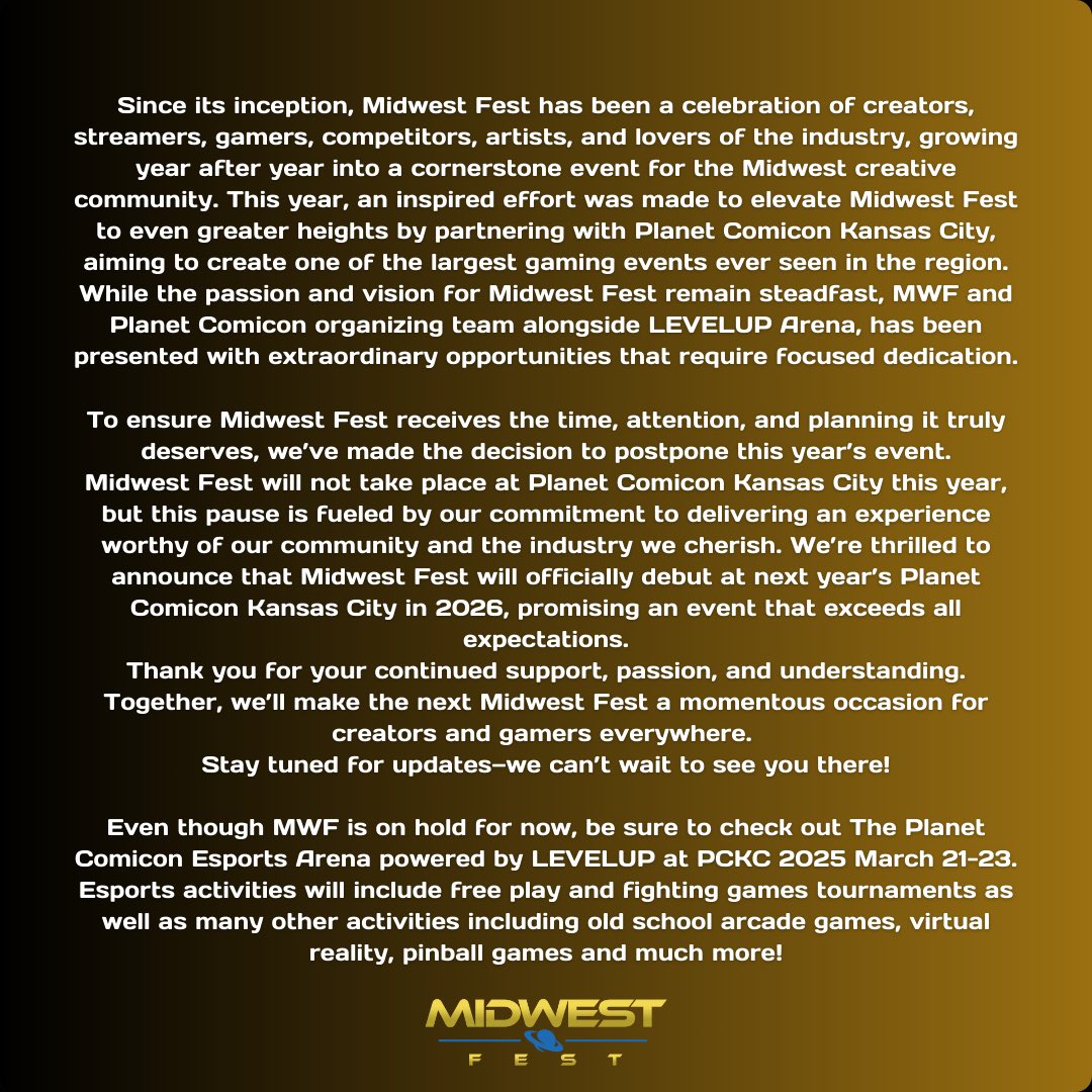 Midwest Fest @ Planet Comicon tweet media
