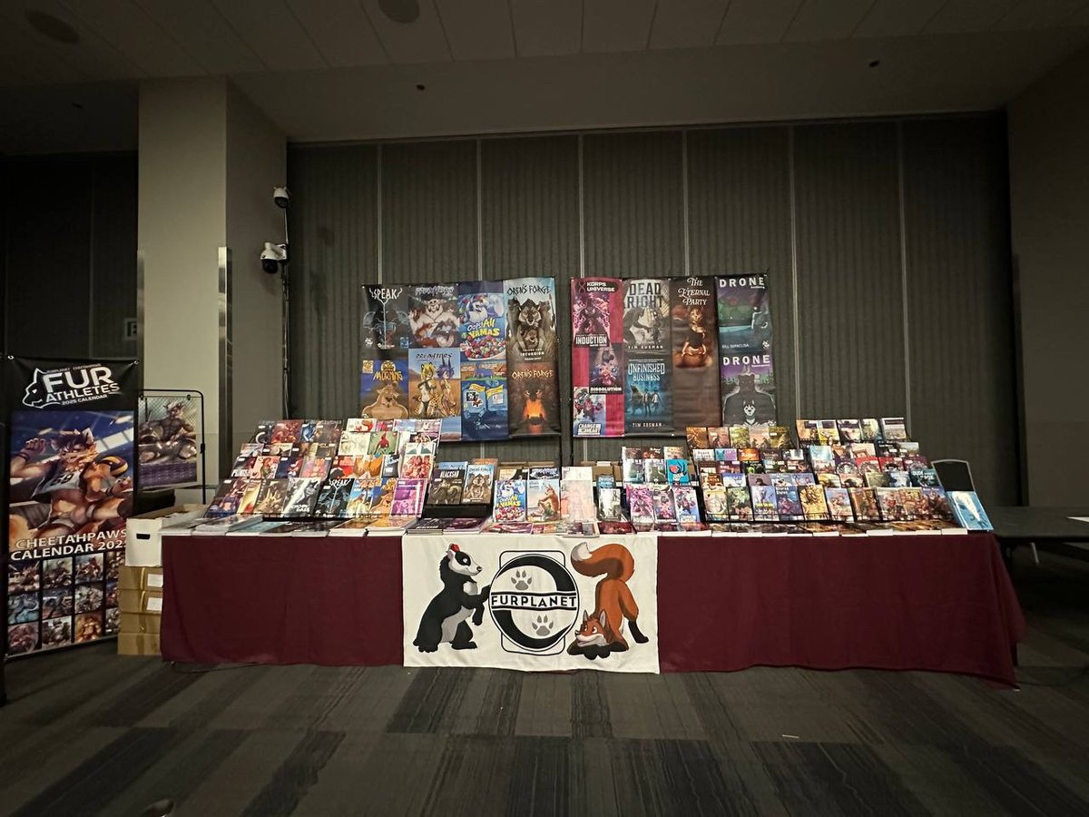 If you're at FurCon this weekend, FurPlanet has Oren's Forge Vol 1 and 2 in the Dealer's Room (plus a ton of other great comics and books to check out!)
