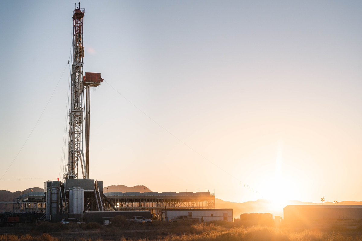 Just wrapped drilling &amp; flow testing at our Lightning Dock facility. Results exceeded industry expectations &amp; initial data indicates the resource potential appears to be 10x greater than historic levels. Full details coming in the weeks ahead! #Geothermal #GeothermalEnergy