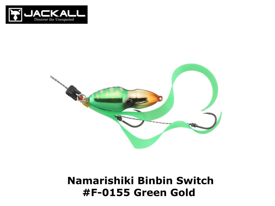 JDMtackleheaven's tweet photo. Check out this product 😍 Jackall Namarishiki Bin Bin Switch 45g #F-0155 Green Gold 😍 
Shop now 👉👉 https://t.co/vnBGke5rbV https://t.co/bmQfP4xFke