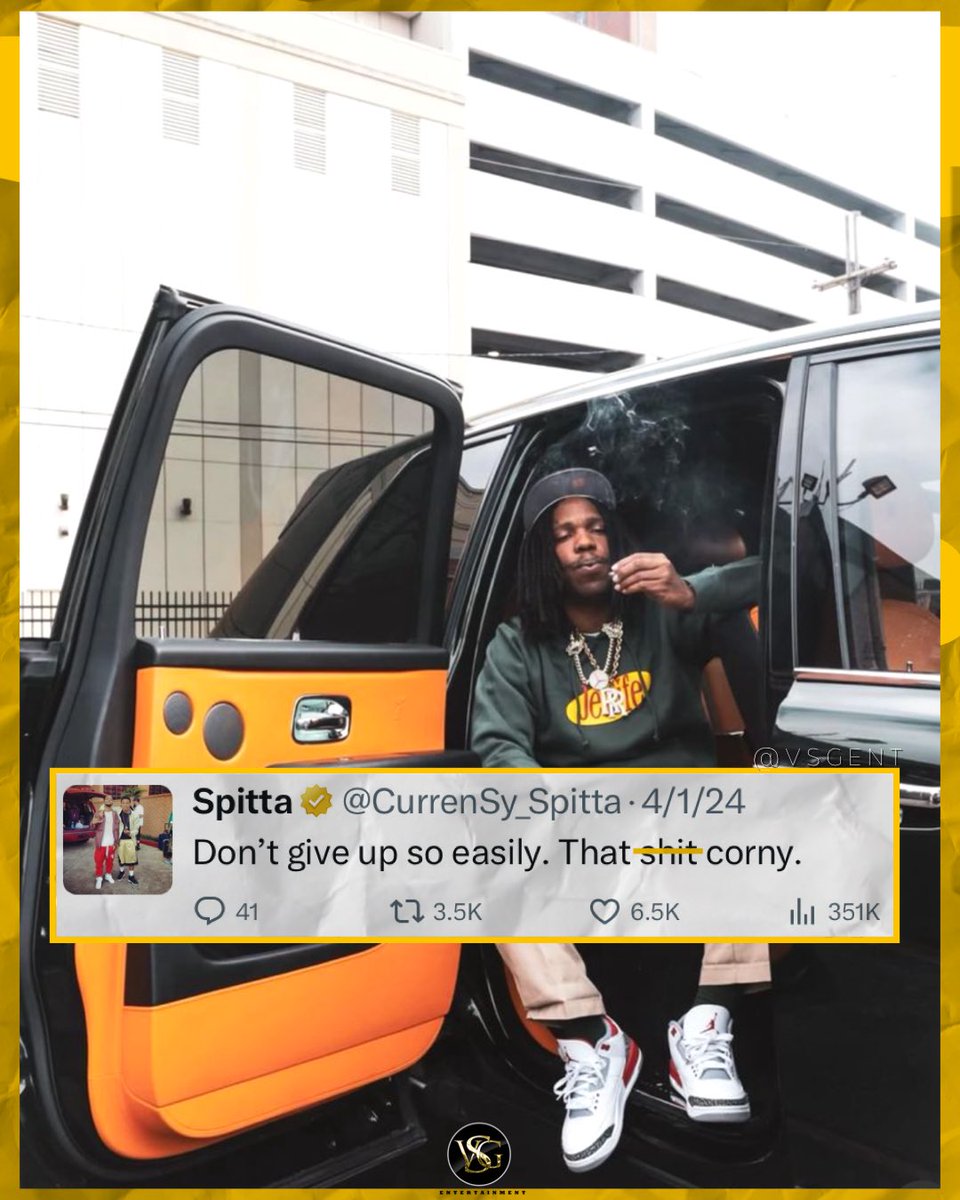 VSGentertain's tweet image. @spitta_andretti It’s very corny! #spitta