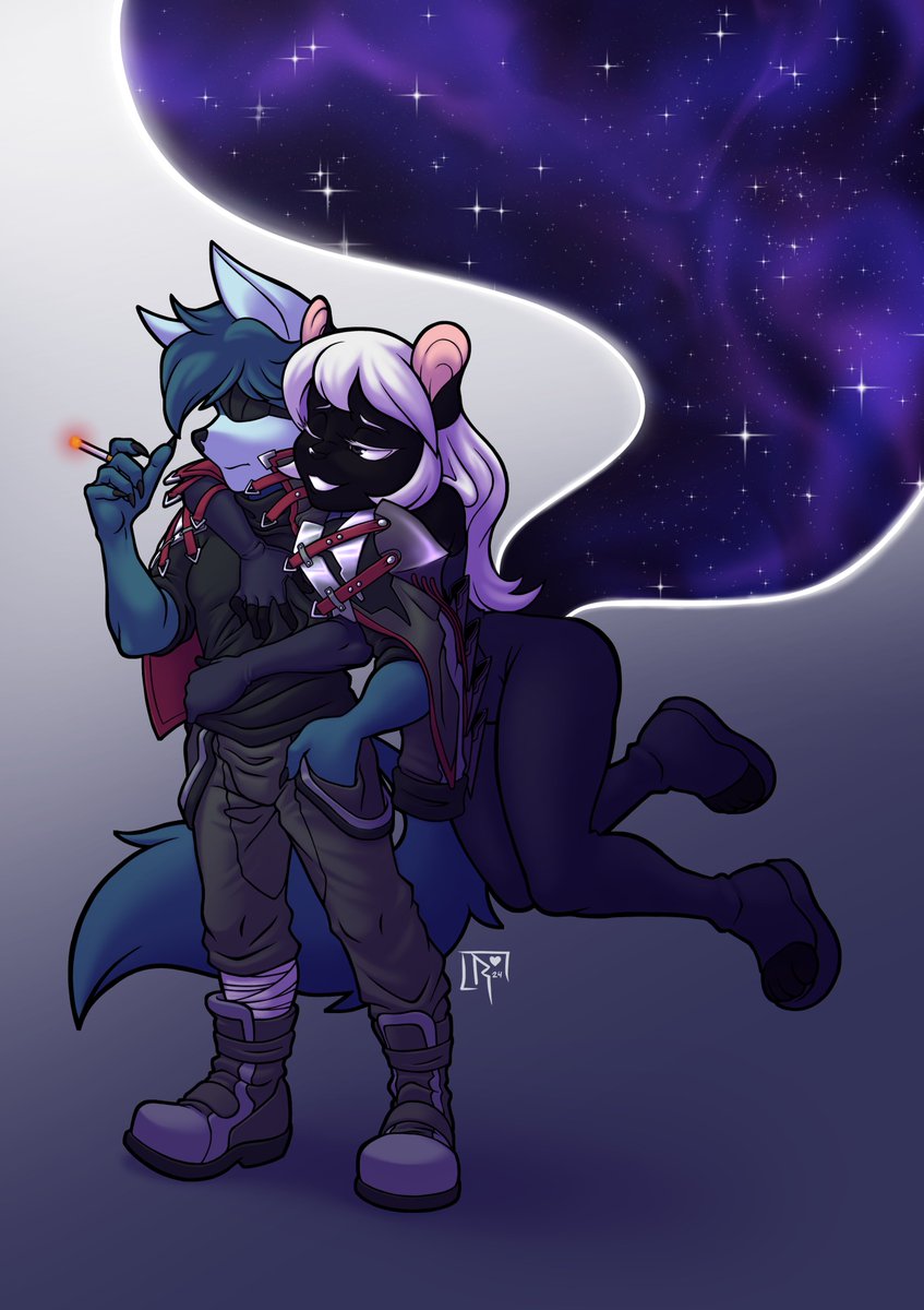 Rancidire's tweet image. Comm for @AugmentedWeapon