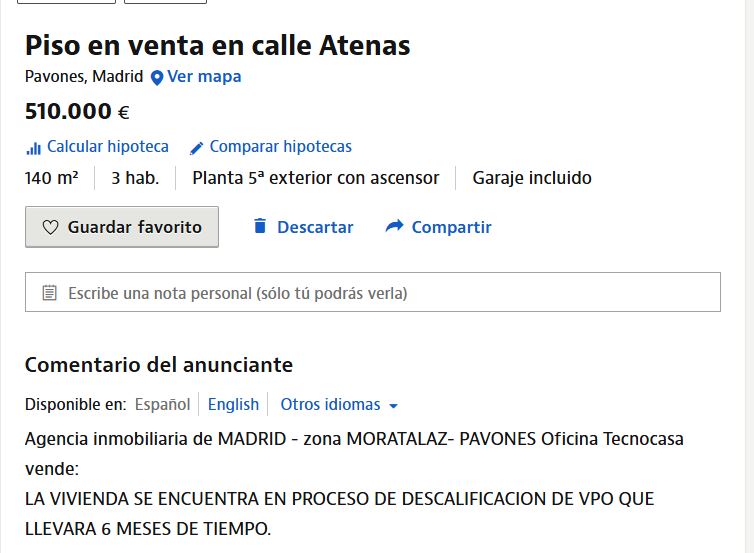 El modelo actual de vivienda pública no solo no hace más accesible la vivienda, sino que favorece la especulación. Las viviendas VPO si se venden a precio libre pierden su propósito social. Su función debe ser proteger a quienes más lo necesitan. 🏠✋ #ViviendaDigna"
