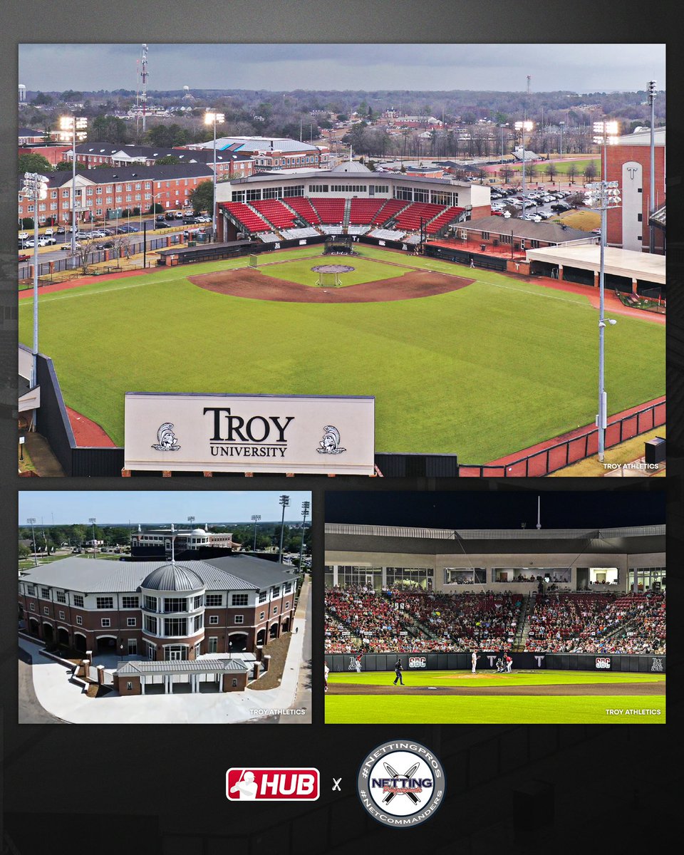 #FacilityFriday presented by <a href="/NettingPros/">Netting Professionals 🏟️</a> is Riddle-Pace Field, home of <a href="/TroyTrojansBSB/">Troy Baseball ⚔️</a>!