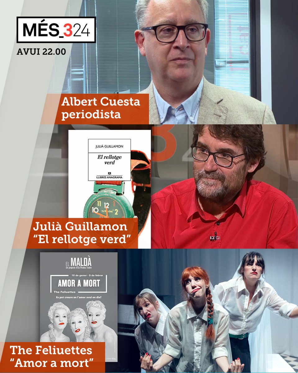 El Suprem dels Estats Units avala prohibir TikTok als Estats Units i la decisió final queda en mans de Trump. Al #Més324 ho analitzem amb el periodista Albert Cuesta (<a href="/albertcuesta/">Albert Cuesta Zaragosí</a>).

Descobrim el "Rellotge verd" de Julià Guillamon, un llibre de memòries on torna a la Barcelona