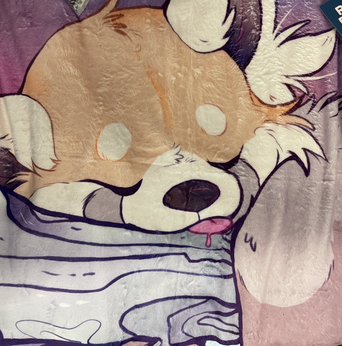 all set up for #FurCon2025 ! Table 6✨
Got a new doggo nerd pin and updated Sheep nerd along with  a couple restocks! Panda Blankets are back too!