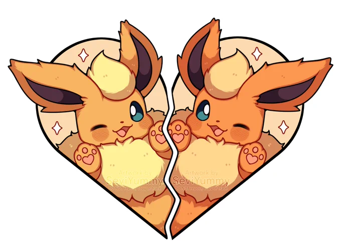 Flareon and Shiny Flareon! 