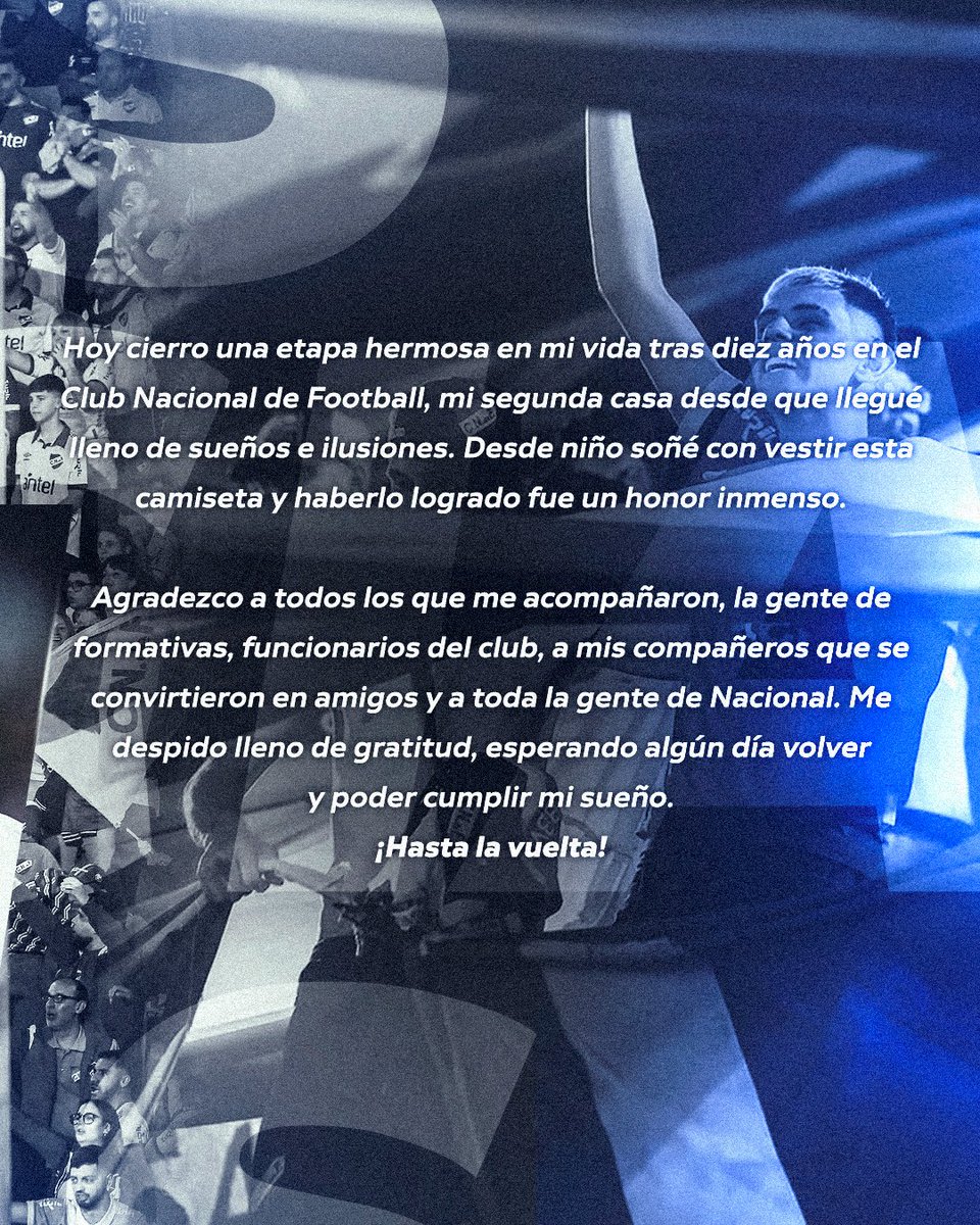 Siempre agradecido, hasta la vuelta! 🔴⚪️🔵