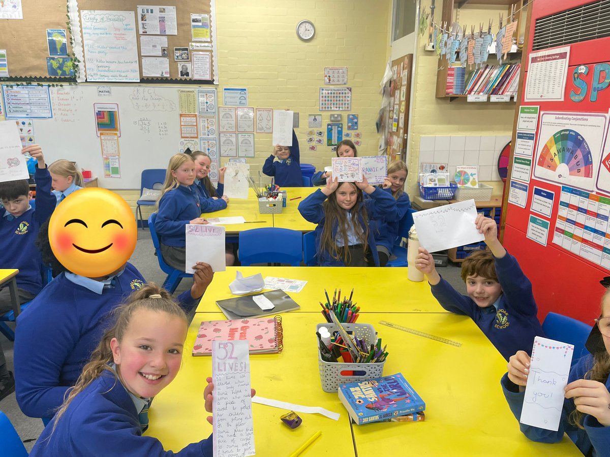 We enjoyed having <a href="/52Lives/">52 Lives</a> in school this week to promote our Kindness fortnight 💜 We made posters, letters for others, poems and songs to promote kindness and discussed how one act of kindness can make someone’s day 🥰