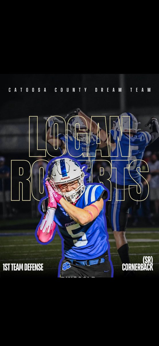 Logan Roberts (@loganwroberts19) on Twitter photo Honored to be on the Catoosa County Dream Team. <a href="/CoachACrisp/">Austin Crisp</a> <a href="/NwGaFootball/">NwGa Football</a> <a href="/RecruitGeorgia/">Recruit Georgia</a> <a href="/OTB423/">Off The Bench (Chattanooga)</a> <a href="/jlsimsy/">Justin Sims</a> Honored to be on the Catoosa County Dream Team. <a href="/CoachACrisp/">Austin Crisp</a> <a href="/NwGaFootball/">NwGa Football</a> <a href="/RecruitGeorgia/">Recruit Georgia</a> <a href="/OTB423/">Off The Bench (Chattanooga)</a> <a href="/jlsimsy/">Justin Sims</a>