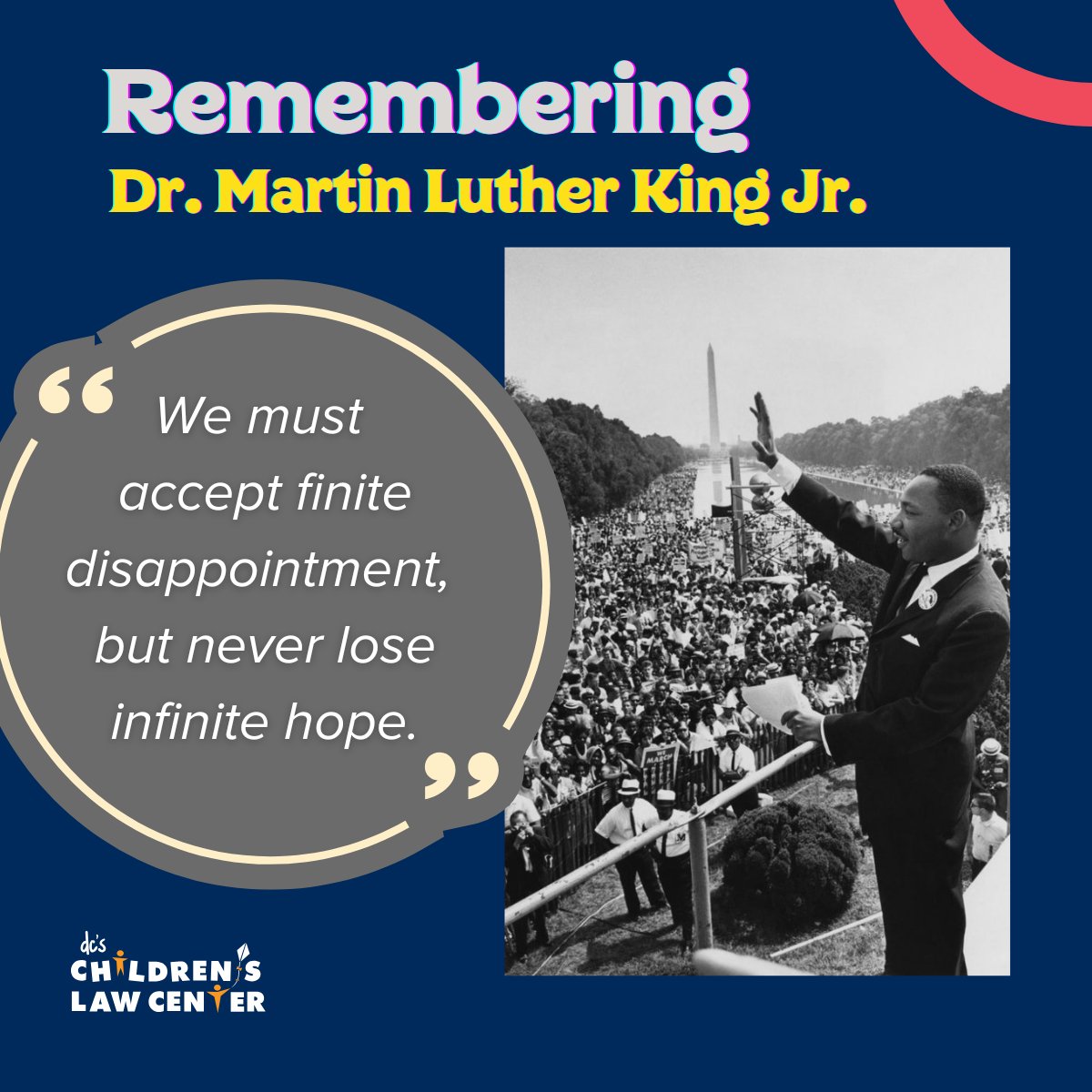 Thank you, Dr. King, for your contributions towards creating a more equal, just and inclusive society. All year long, we urge you to honor Dr. Martin Luther King Jr's legacy and his life-long commitment to hope and freedom for all! #MLKDay #RememberingMLK