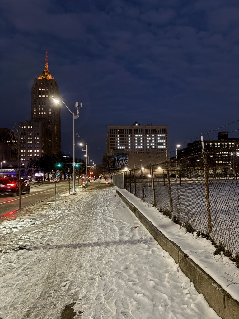 Michigan DTMB (@michigandtmb) on Twitter photo Nothing but love for our <a href="/Lions/">Detroit Lions</a>! Cadillac Place is shining bright with our #OnePride. We can't wait to cheer on our Lions this weekend as they gear up for the NFL playoffs! 🦁💙 Nothing but love for our <a href="/Lions/">Detroit Lions</a>! Cadillac Place is shining bright with our #OnePride. We can't wait to cheer on our Lions this weekend as they gear up for the NFL playoffs! 🦁💙