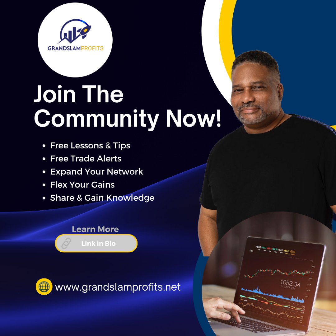 GSProfits's tweet image. 🚀 Join the GrandSlam Profits Community Now!
✔️ Free lessons &amp;amp; tips
✔️ Free trade alerts
✔️ Expand your network
✔️ Flex your gains
✔️ Share &amp;amp; gain knowledge

👉 Click here to join: discord.gg/7w5ZtKp769
#StockTrading #FreeTradeAlerts #trading