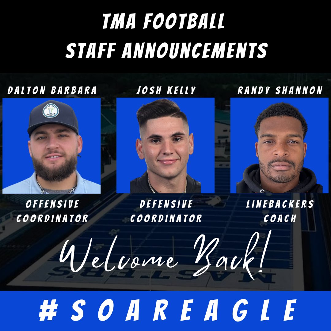 TMA Athletics (@tmaathletics) on Twitter photo Welcome back gentlemen!! #TMAFootball #SoarEagle <a href="/TMAoviedo/">The Master's Academy</a> <a href="/osvarsity/">Sentinel Varsity</a> <a href="/SSAAFootball/">SSAA Football</a> Welcome back gentlemen!! #TMAFootball #SoarEagle <a href="/TMAoviedo/">The Master's Academy</a> <a href="/osvarsity/">Sentinel Varsity</a> <a href="/SSAAFootball/">SSAA Football</a>