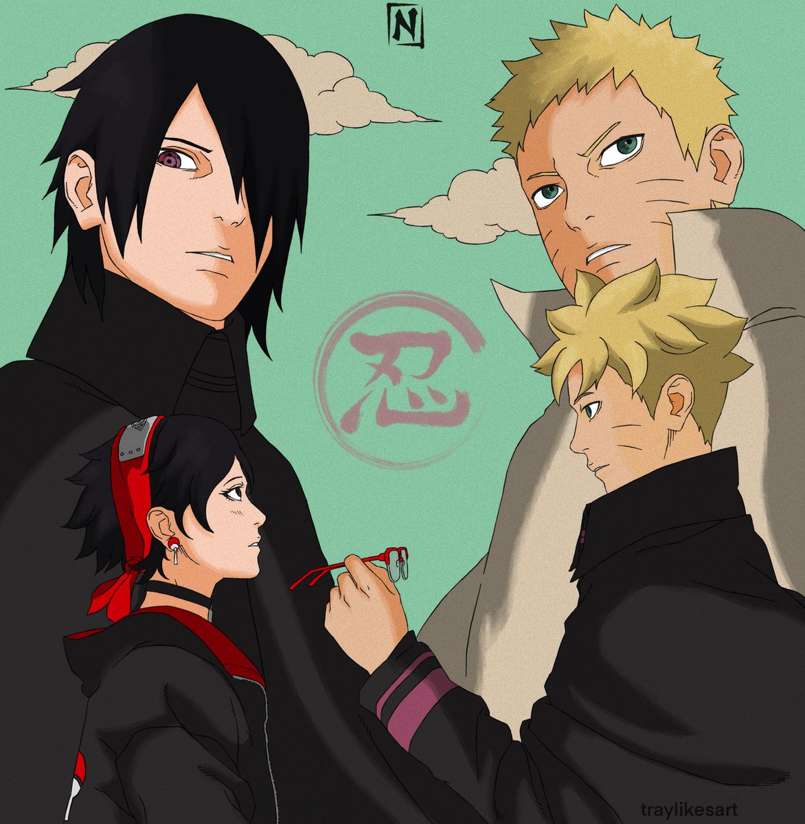 traylikesart's tweet image. #Boruto