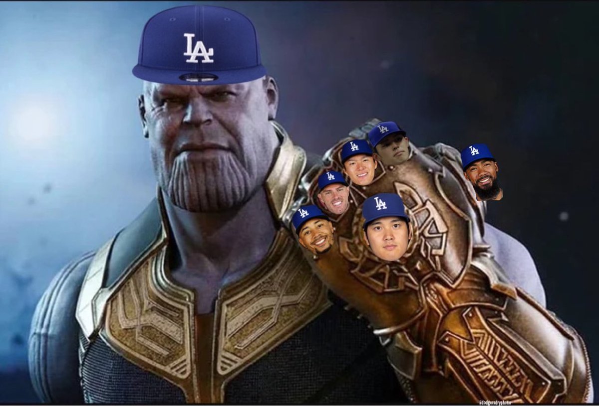 The Dodgers have collected all Infinity Stones