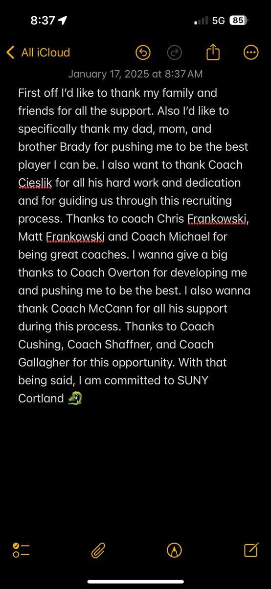 Jack Ciano (@jackciano23) on Twitter photo 100% committed #godragons🐉
<a href="/OPQuakersFB/">Orchard Park Quakers Football</a> <a href="/WR_COACH_O/">COACH OVERTON</a> <a href="/CoachMcCannERT/">Coach McCann</a>
<a href="/_CoachCushing/">Steve Cushing</a> <a href="/kylegallagher23/">Kyle Gallagher</a> <a href="/coach_shaff/">Paul Shaffner</a> 100% committed #godragons🐉
<a href="/OPQuakersFB/">Orchard Park Quakers Football</a> <a href="/WR_COACH_O/">COACH OVERTON</a> <a href="/CoachMcCannERT/">Coach McCann</a>
<a href="/_CoachCushing/">Steve Cushing</a> <a href="/kylegallagher23/">Kyle Gallagher</a> <a href="/coach_shaff/">Paul Shaffner</a>