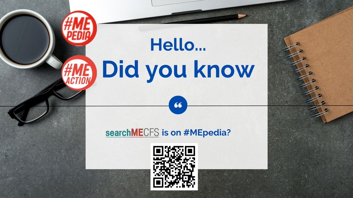 TheMECFSNet's tweet image. Exciting news! #searchMECFS is officially on #MEpedia. We're proud to contribute to this collaborative and trusted tool to advance ME/CFS research.
✨Explore today: ow.ly/zfCV50UILNJ