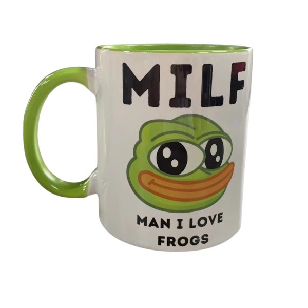 OverlordFred's tweet photo. I just received MILF Mug - Man I Love Frogs by Peepo Paradise from shinzoares via Throne. Your Overlord Thanks You, You Rock!
https://t.co/cm3hOHK6lT #Wishlist #Throne https://t.co/UGtC0Yg8tE