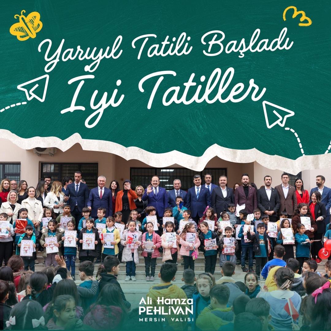 ahpehlivan53's tweet photo. 2024-2025 eğitim öğretim sezonunun ilk yarısı tamamlandı, öğrencilerimiz karnelerini aldı,sömestir tatili başladı..Bütün öğrencilerimize, öğretmenlerimize iyi tatiller diliyorum..

#Mersin https://t.co/YGpGrbL5Mz