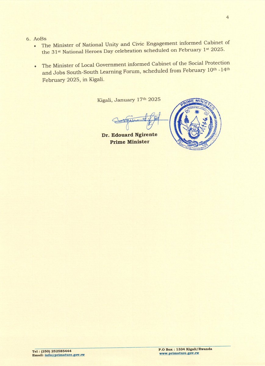 Office of the PM | Rwanda tweet media