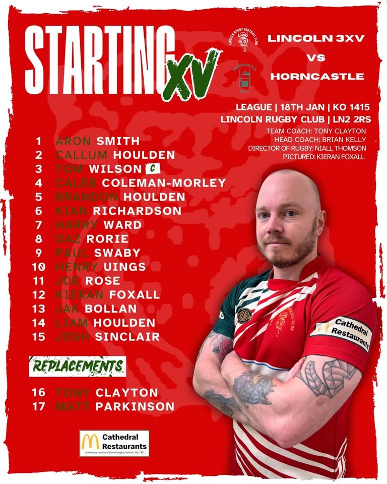 Lincoln Rugby Club tweet media