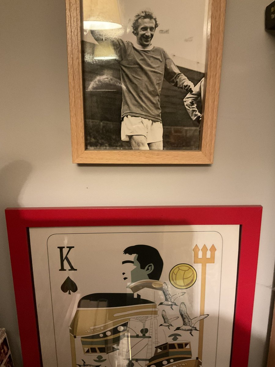 My office wall. Two kings. Only one player above Eric in my heart.