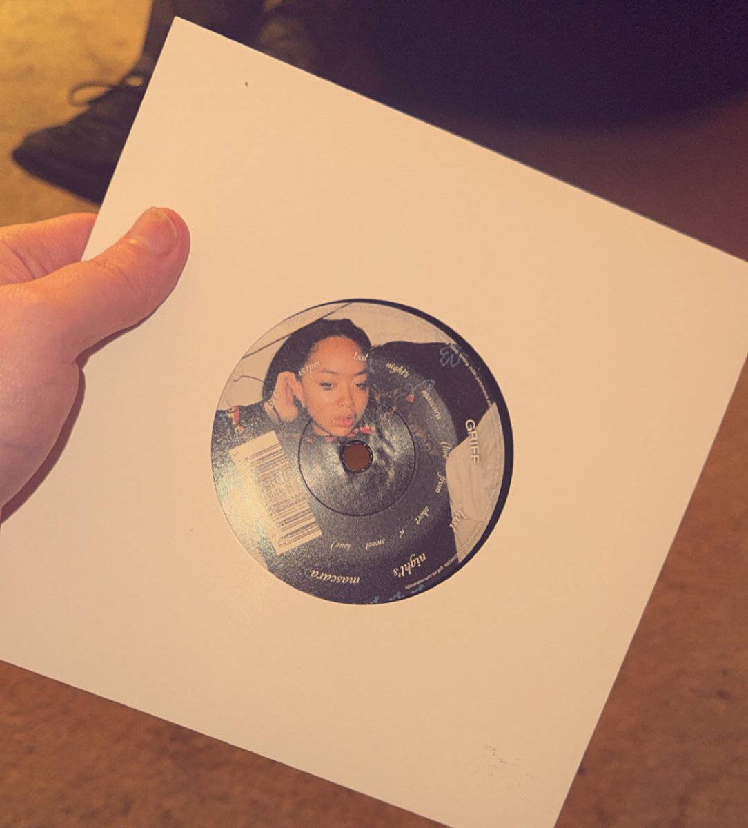 talisha_xox's tweet photo. She’s Arrived!! Can’t wait to listen to this on repeat! @wiffygriffy @griffieshq https://t.co/sAyyCjjKsd