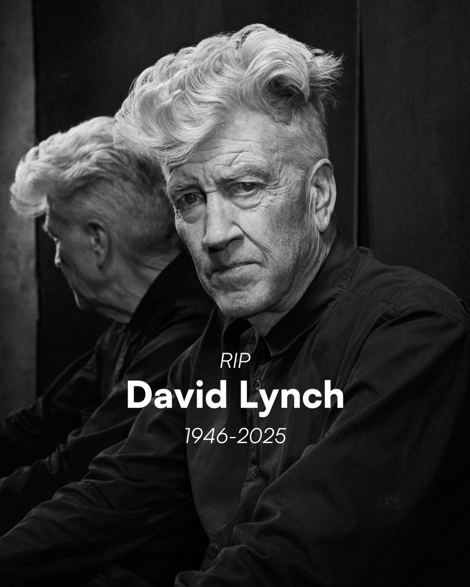 olyn_co's tweet photo. The world has lost a true original. 
But his legacy? Eternal and unforgettable.

#DavidLynch #Filmmaker #Cinema #Lynch #WildAtHeart https://t.co/3EvQYPWQSu
