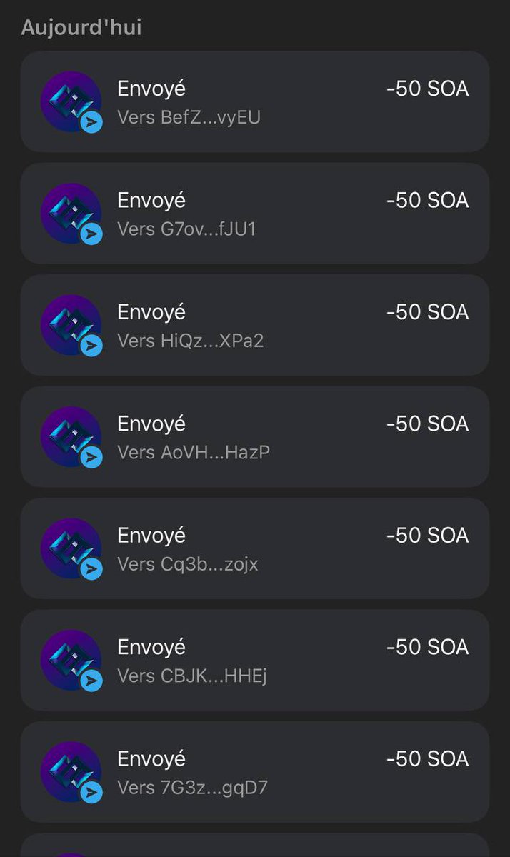 🇺🇸 AirDrop to come while waiting for the listing ?

🇫🇷 Airdrop à venir en attendant le listing ? 

#SOACURRENCY #SOMA #SOA